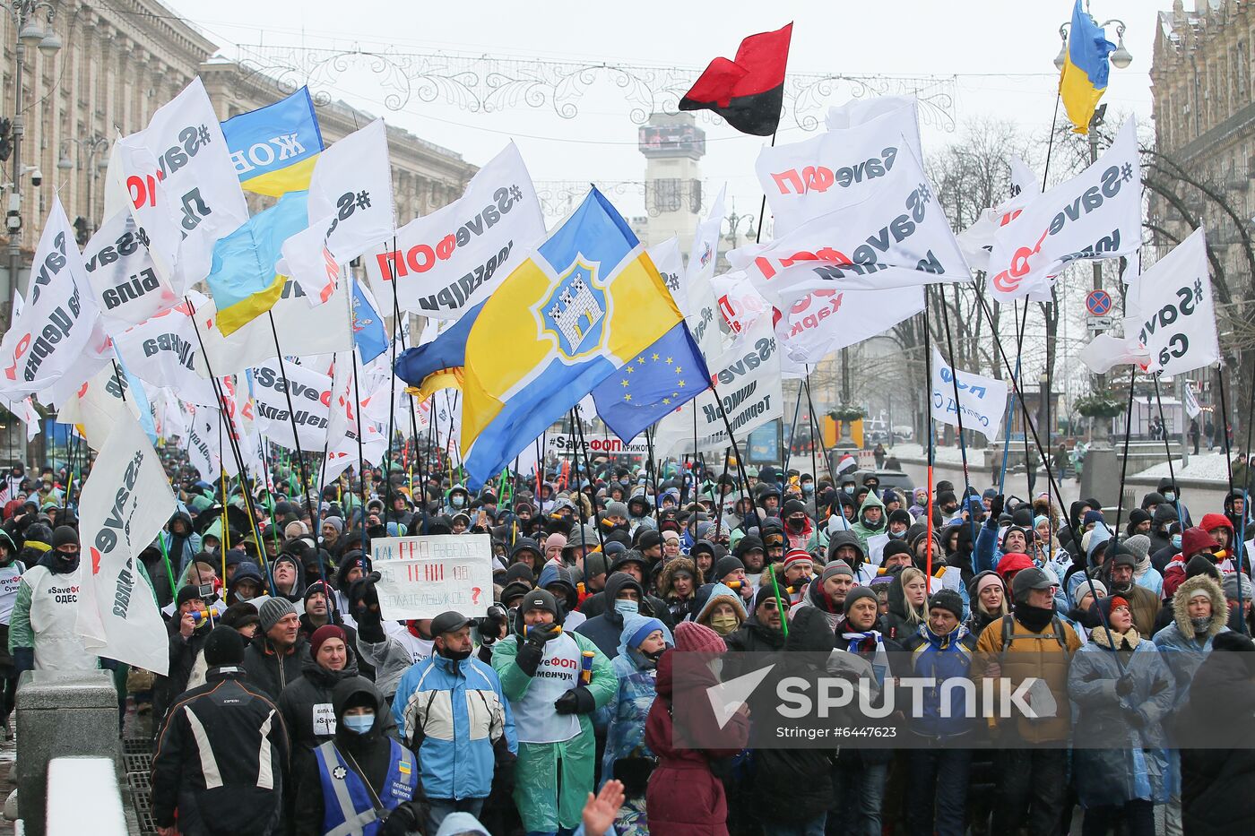 Ukraine Coronavirus Protest
