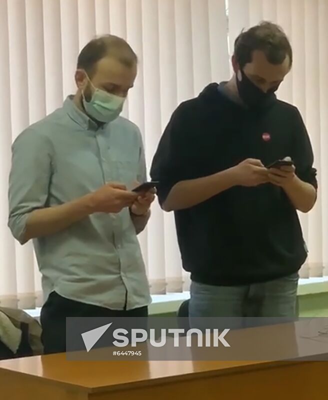 Russia Navalny Supporters Court