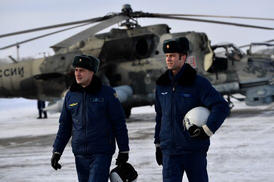 Russia Army Aviation Pilots Training