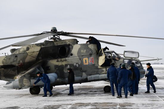 Russia Army Aviation Pilots Training