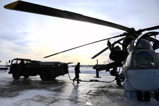 Russia Army Aviation Pilots Training