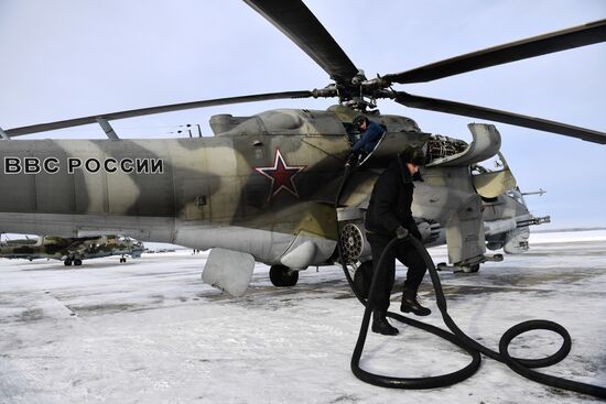 Russia Army Aviation Pilots Training