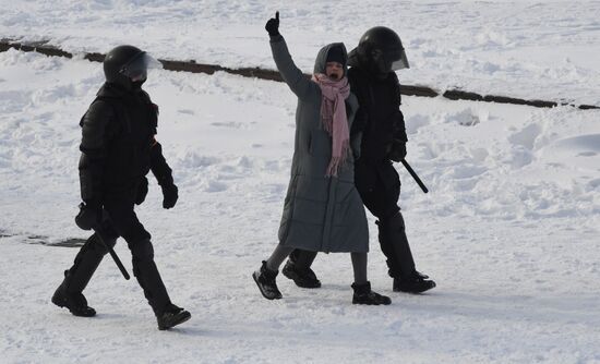 Russia Navalny Supporters Rallies