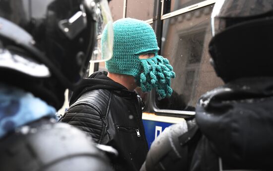 Russia Navalny Supporters Rallies