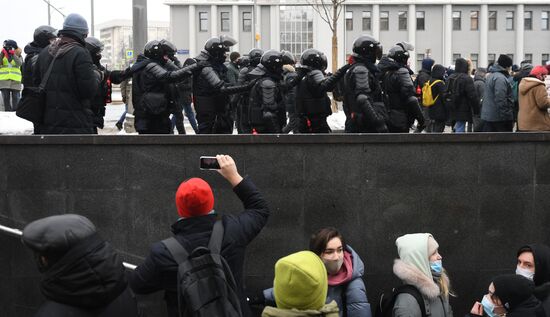 Russia Navalny Supporters Rallies
