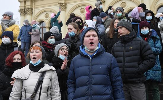 Russia Navalny Supporters Rallies