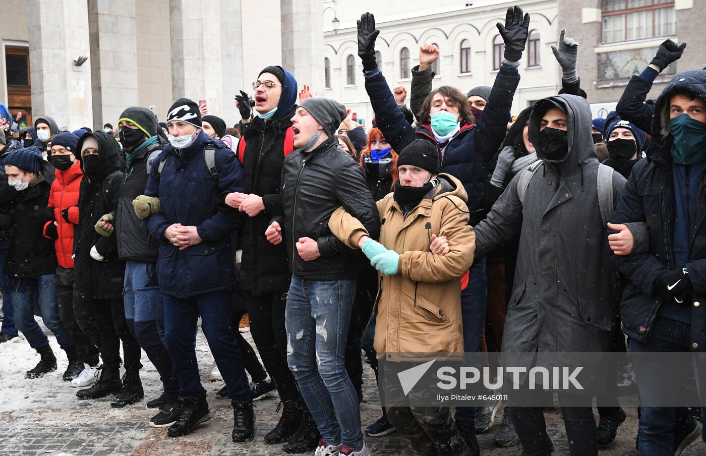 Russia Navalny Supporters Rallies