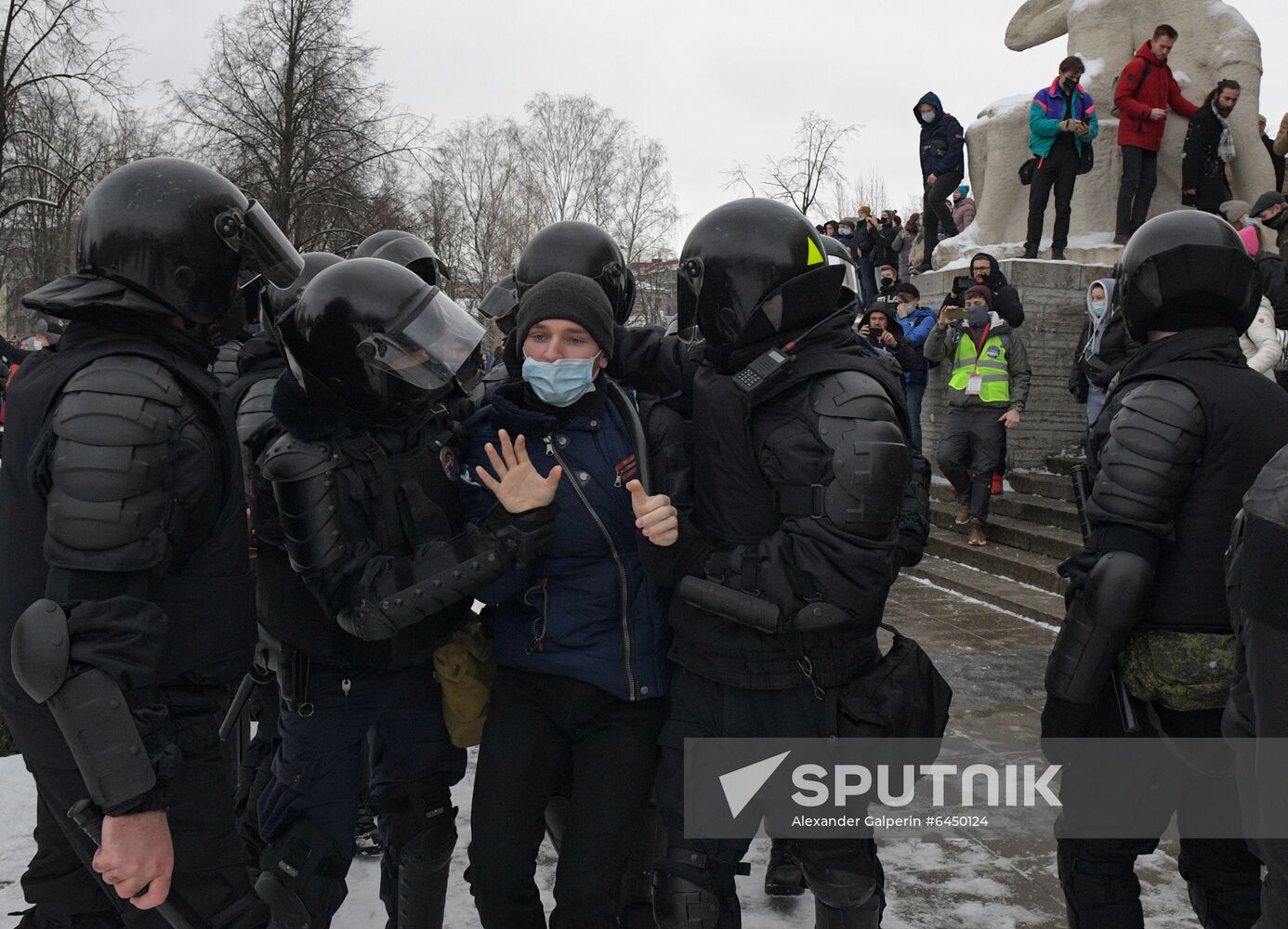 Russia Navalny Supporters Rallies