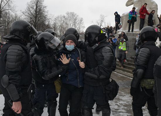 Russia Navalny Supporters Rallies