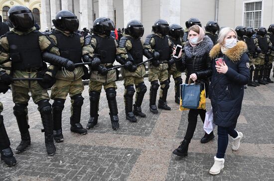 Russia Navalny Supporters Rallies