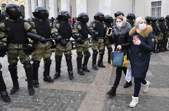Russia Navalny Supporters Rallies
