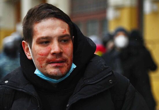 Russia Navalny Supporters Rallies