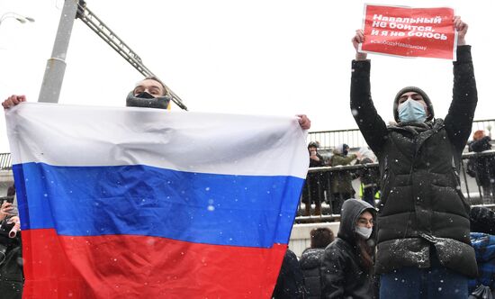 Russia Navalny Supporters Rallies