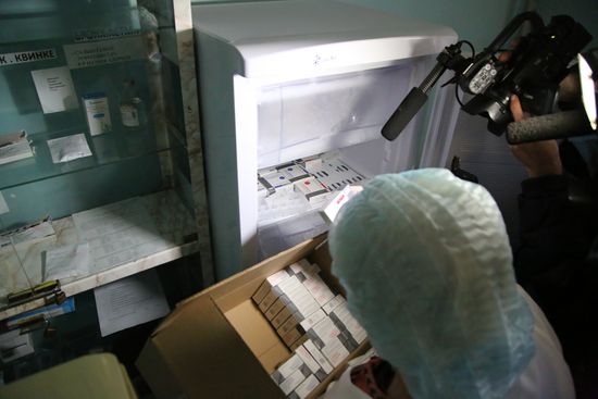 Ukraine DPR Russia Coronavirus Vaccine