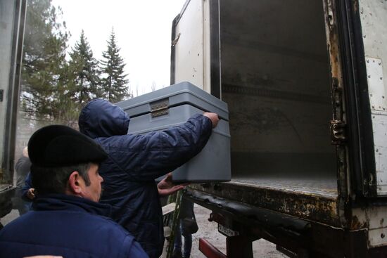 Ukraine DPR Russia Coronavirus Vaccine
