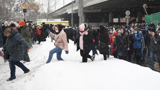 Russia Navalny Supporters Rallies