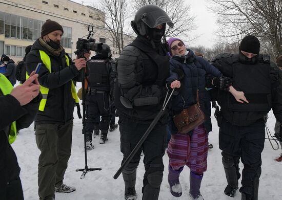 Russia Navalny Supporters Rallies