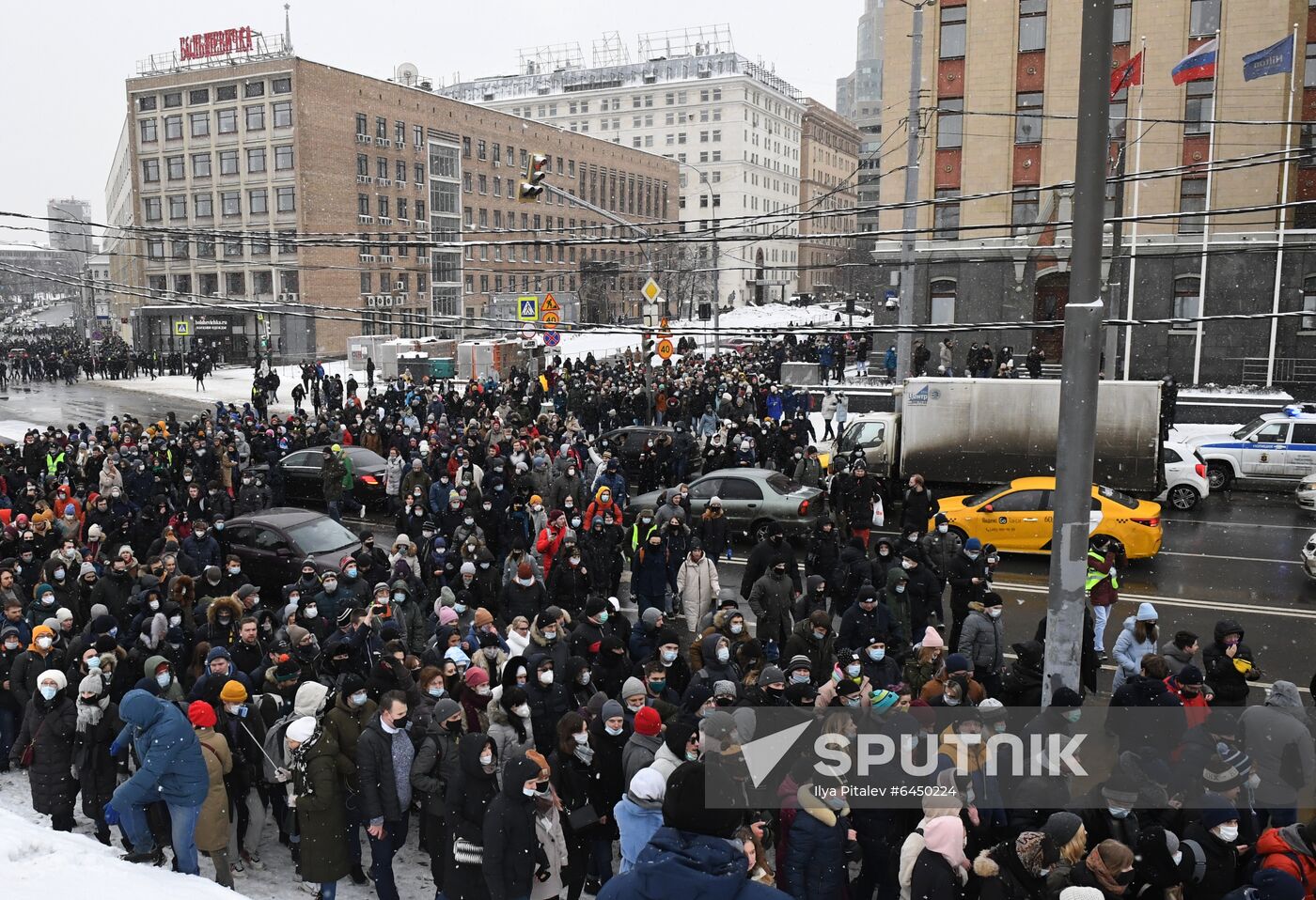 Russia Navalny Supporters Rallies