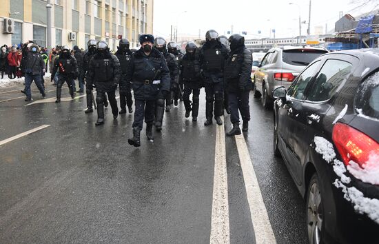 Russia Navalny Supporters Rallies