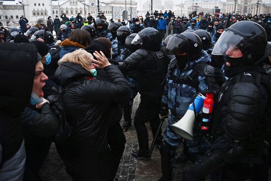 Russia Navalny Supporters Rallies
