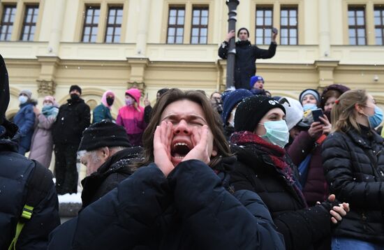 Russia Navalny Supporters Rallies