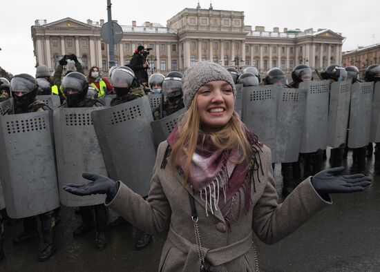 Russia Navalny Supporters Rallies