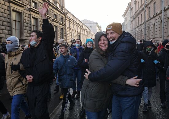 Russia Navalny Supporters Rallies