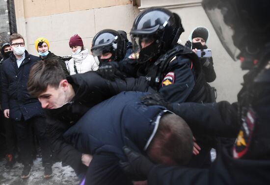 Russia Navalny Supporters Rallies