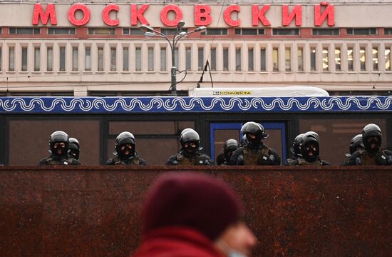 Russia Navalny Supporters Rallies
