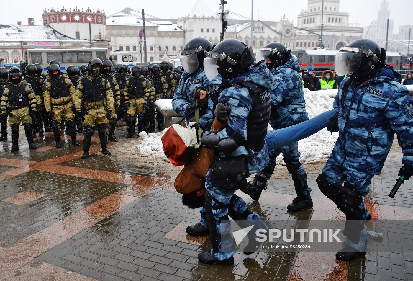 Russia Navalny Supporters Rallies