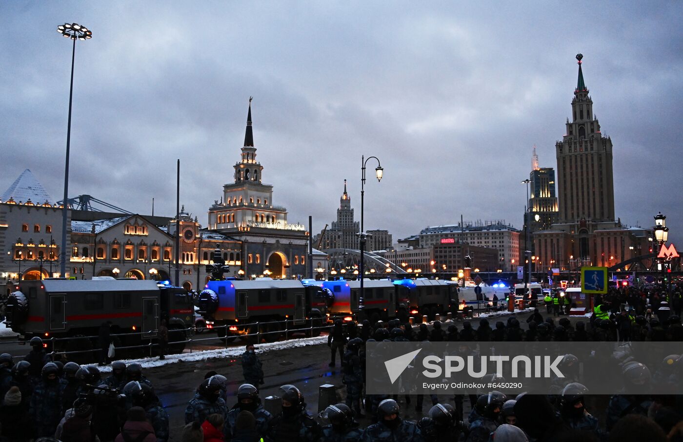 Russia Navalny Supporters Rallies