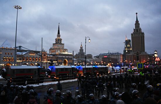Russia Navalny Supporters Rallies