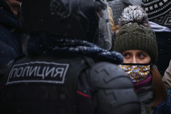 Russia Navalny Supporters Rallies