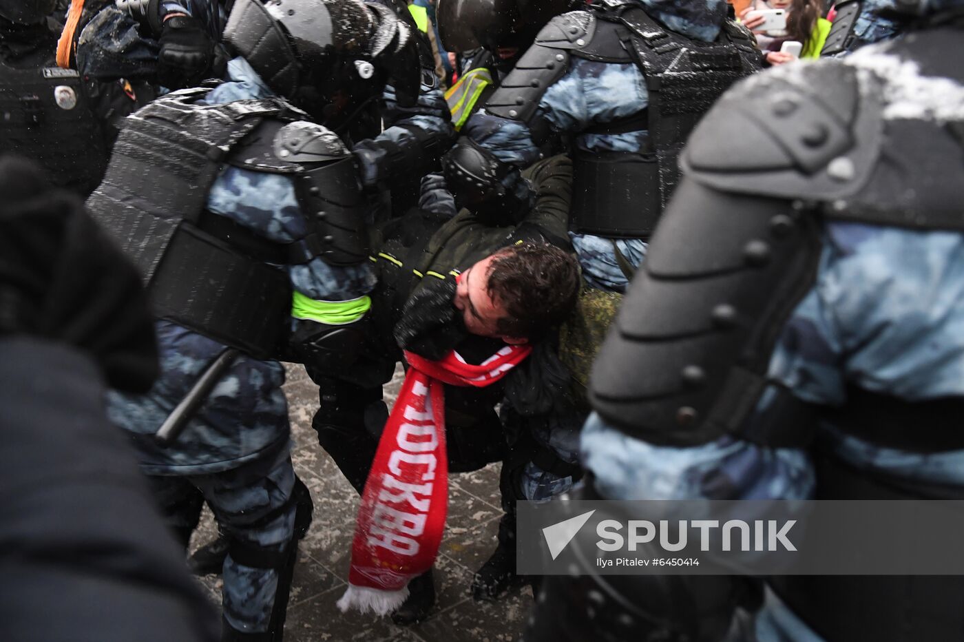 Russia Navalny Supporters Rallies