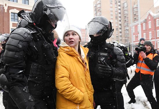 Russia Navalny Supporters Rallies