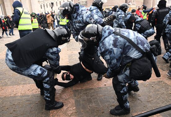Russia Navalny Supporters Rallies
