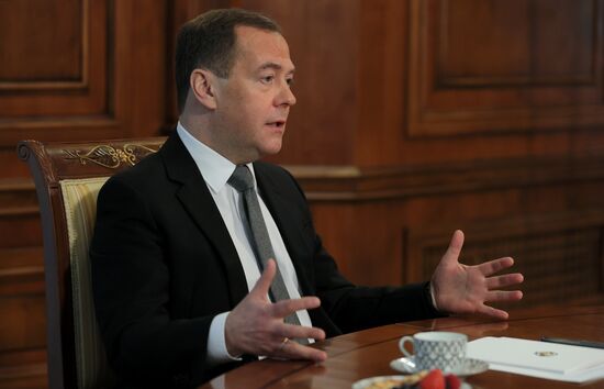 Russia Medvedev Interview