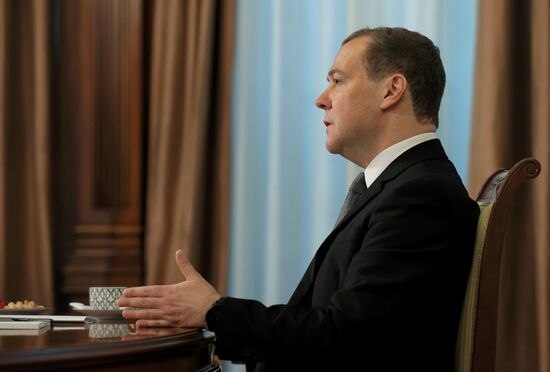 Russia Medvedev Interview