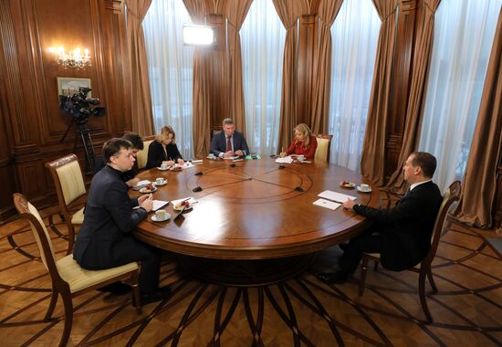 Russia Medvedev Interview