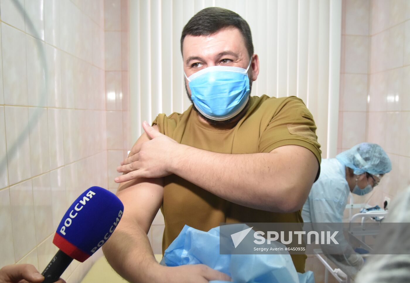 Ukraine DPR Russia Coronavirus Vaccination 