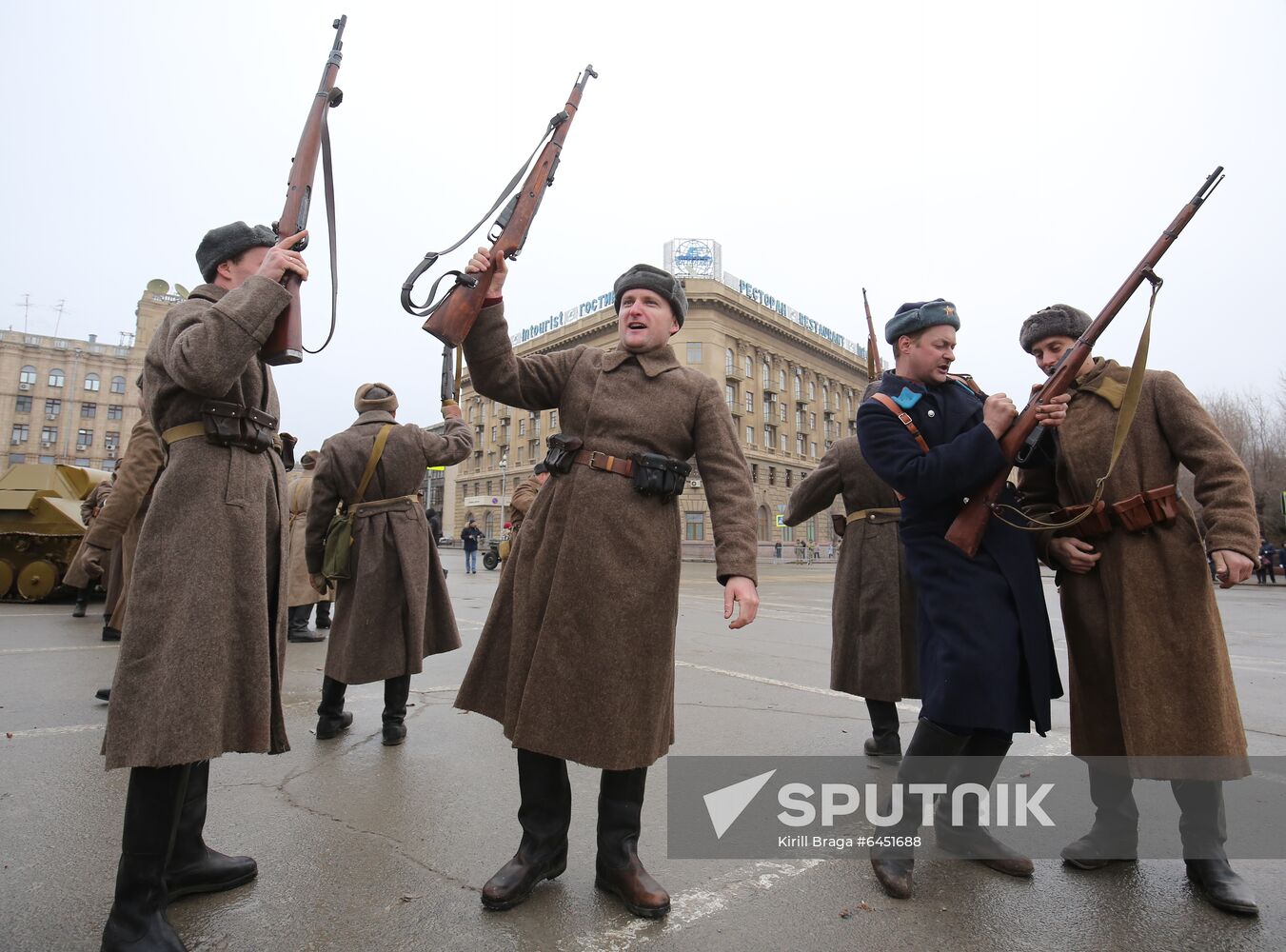 Russia Stalingrad Victory Anniversary