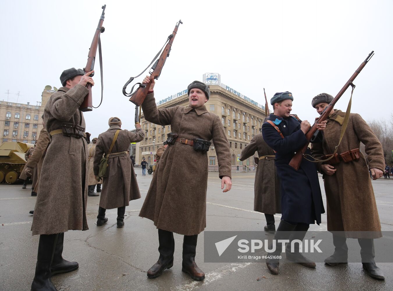 Russia Stalingrad Victory Anniversary