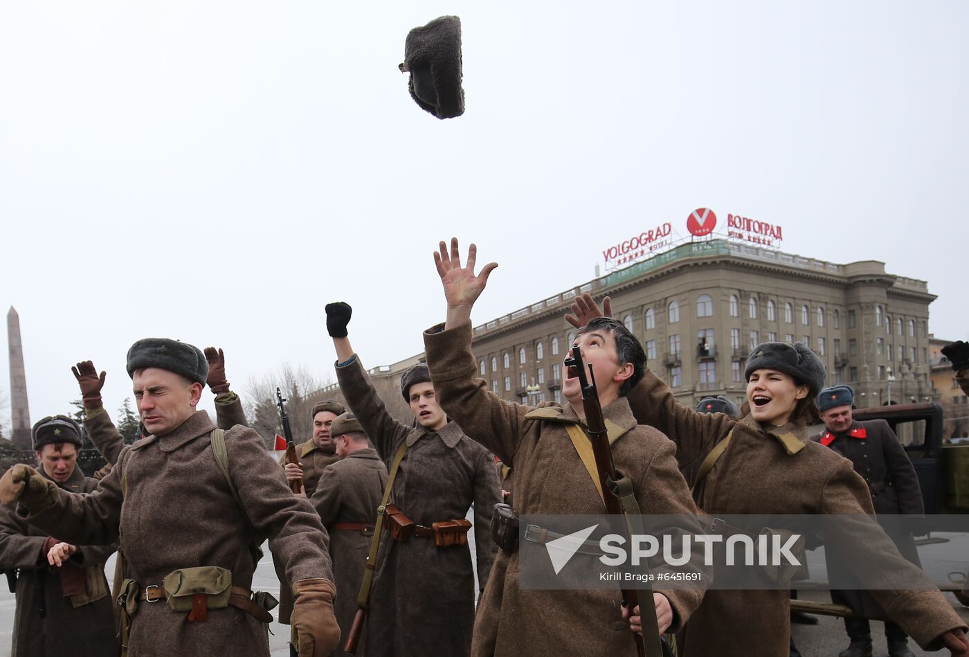 Russia Stalingrad Victory Anniversary