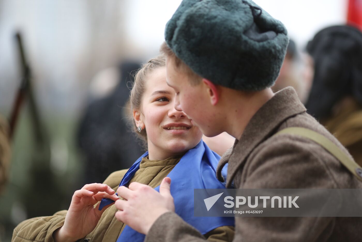 Russia Stalingrad Victory Anniversary