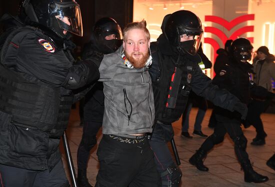 Russia Navalny Sentencing Protest