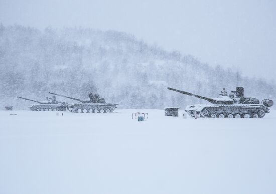 Russia Northern Fleet Drills