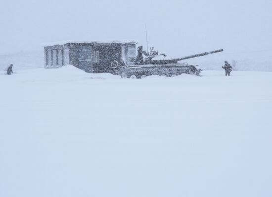 Russia Northern Fleet Drills