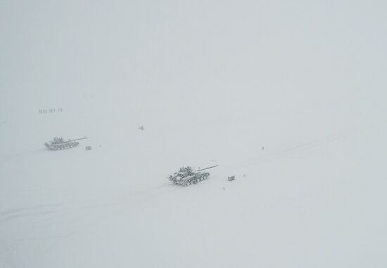 Russia Northern Fleet Drills