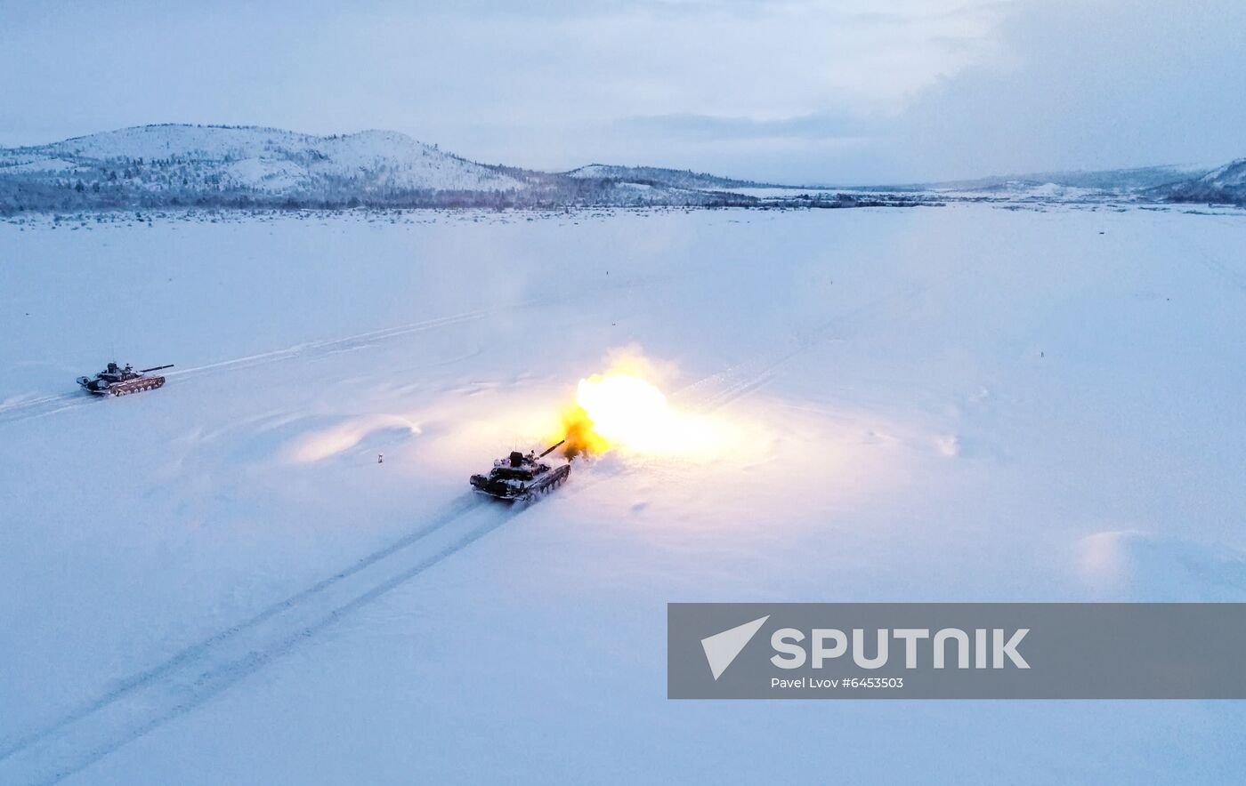 Russia Northern Fleet Drills