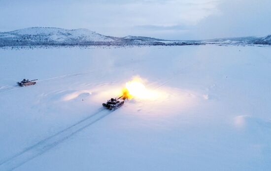 Russia Northern Fleet Drills